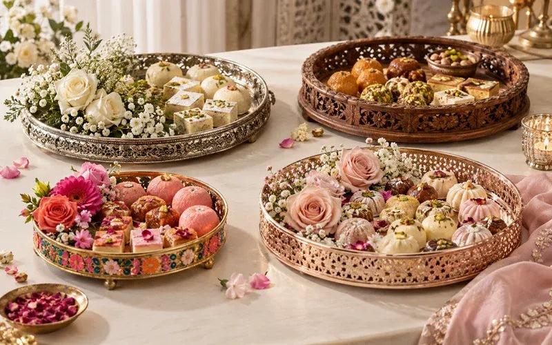 Luxury Mithai Thaals for Her: A Sweet Gifting Tradition
