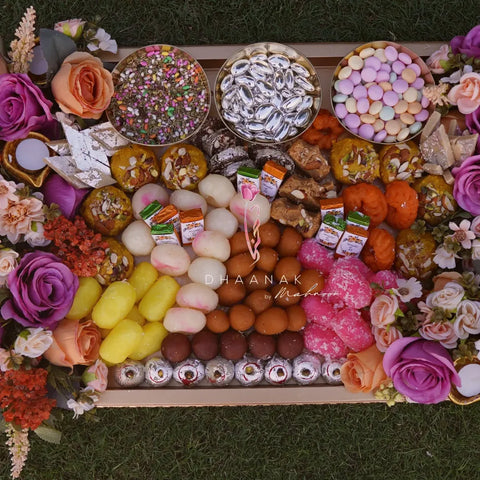 Confectionery Treasures Mithai Tray
