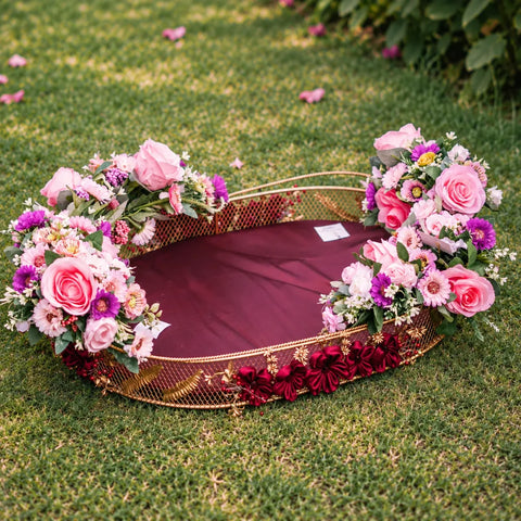 Graceful Mehroon Basket