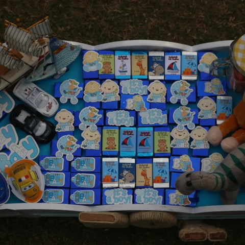 Seaside Safari Baby Boy Tray