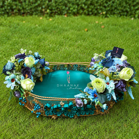 Starling Green Floral Basket