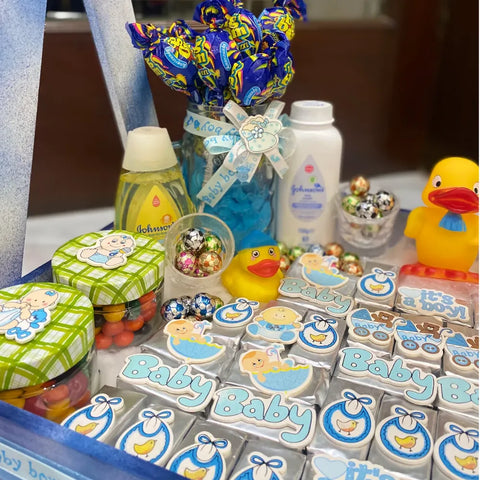 Bubbling Beach Bites Baby Gift Tray