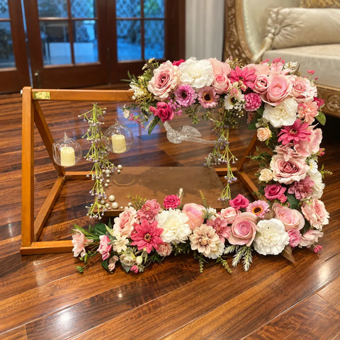 Floral Swing Engagement Rental