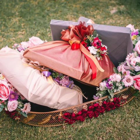 Graceful Mehroon Basket