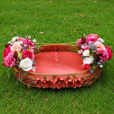 Chai Pink Iron Basket