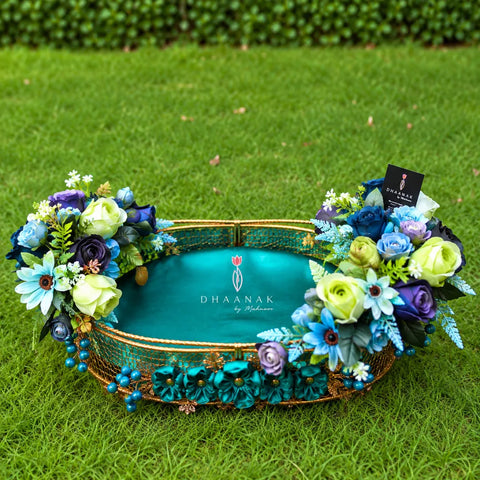 Starling Green Floral Basket