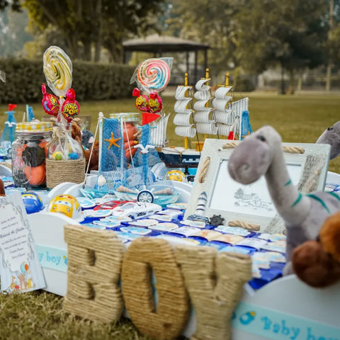 Seaside Safari Baby Boy Tray