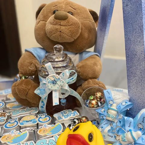 Bubbling Beach Bites Baby Gift Tray
