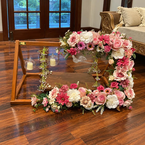 Floral Swing Engagement Rental