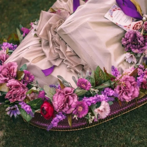 Vibrant Purple Iron Basket