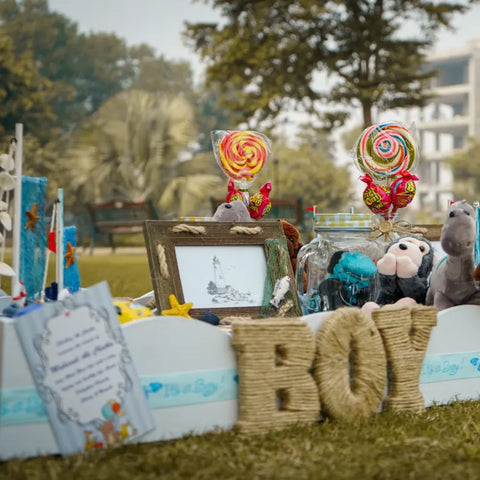 Seaside Safari Baby Boy Tray