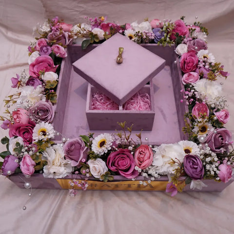 Sweet Lavender Mithai Tray