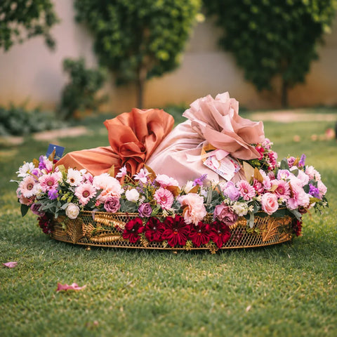 Alluring Red Gift Basket