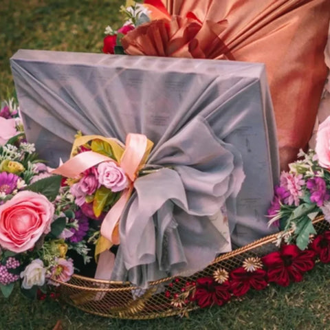 Graceful Mehroon Basket