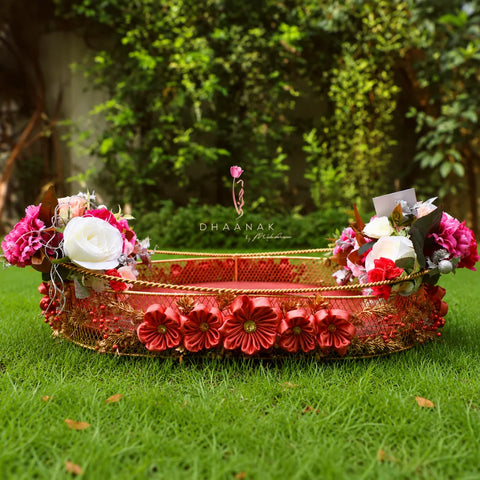 Chai Pink Iron Basket