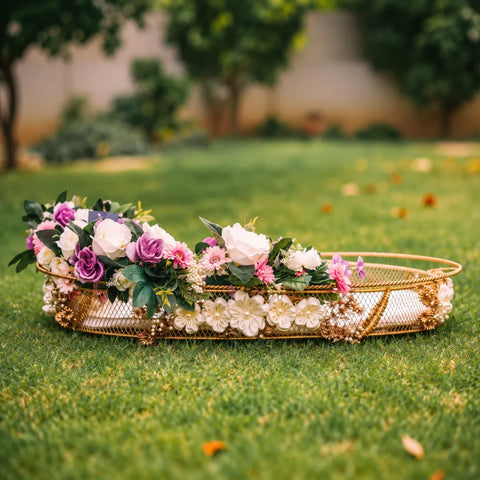 Amber White Gift Basket