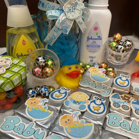 Bubbling Beach Bites Baby Gift Tray