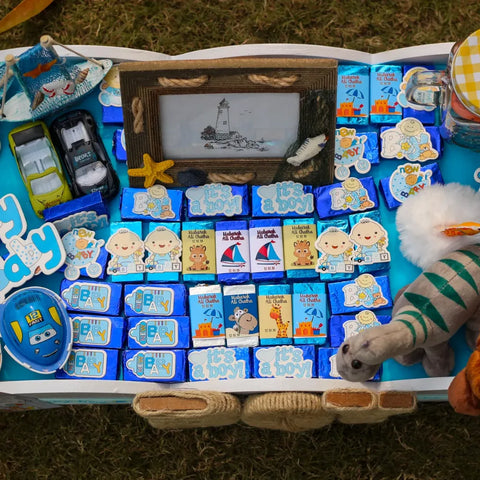 Seaside Safari Baby Boy Tray