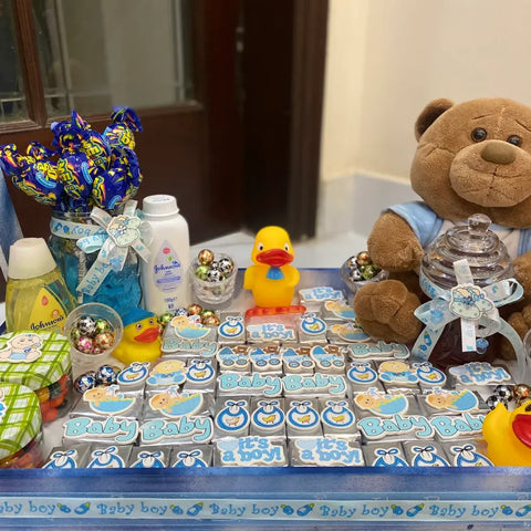 Bubbling Beach Bites Baby Gift Tray