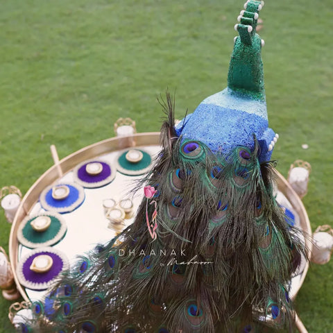 Peacock Thaal Mehendhi Thaal Rental
